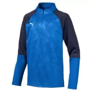 Puma Training Zip Top Junior Boys - Blue