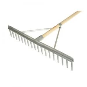 Faithfull Aluminium Landscape Rake Complete With Handle