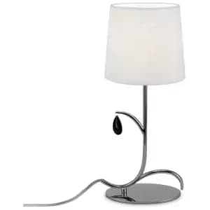 Table lamp Andrea Chrome polished 1 bulb 45cm