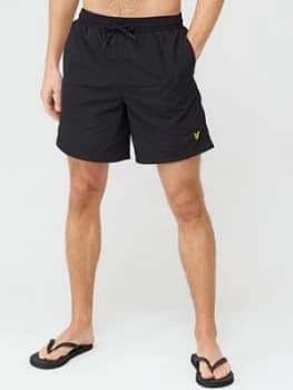 Lyle & Scott Plain Swimshort - Black Size M Men