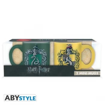 Harry Potter - Slytherin & Hufflepuff Espresso Mugs