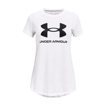 Under Armour Live Sportstyle Graphic Short Sleeve T Shirt Womens - White