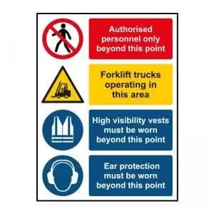 Warehouse Composite Sign Style 4 - PP 300 x 400mm
