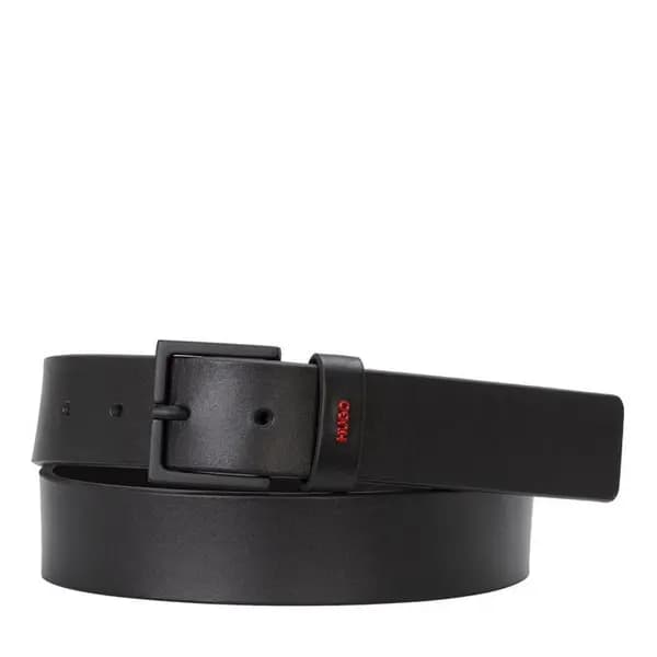 Hugo Giove Leather Belt - Black 2XL