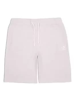 Converse Renew Star Chevron Embroidered Short Sleeve T-Shirt - Heather, Heather, Size L, Men