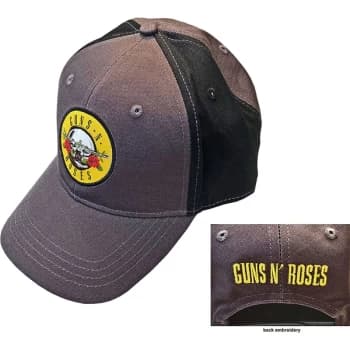 Guns N' Roses - Circle Logo Unisex Baseball Cap - Black Grey