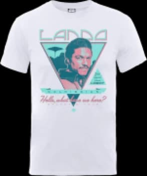 Star Wars Lando Rock Poster T-Shirt - White - L