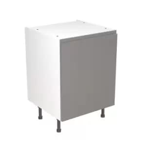 KitchenKIT J-Pull Handleless 60cm Base Cabinet - Gloss Dust Grey