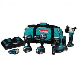 Makita DLX5042PT 5 Piece LXT Combo Kit 18V 3 x 5.0Ah Li-ion