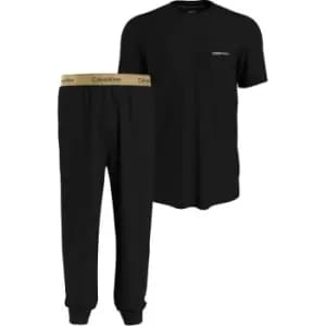 Calvin Klein S/S Jogger Set - Black