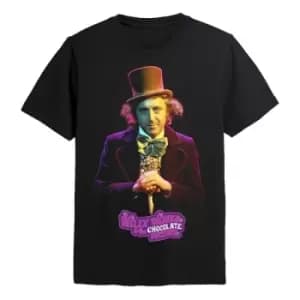 Willy Wonka & the Chocolate Factory T-Shirt Willy Wonka Size L