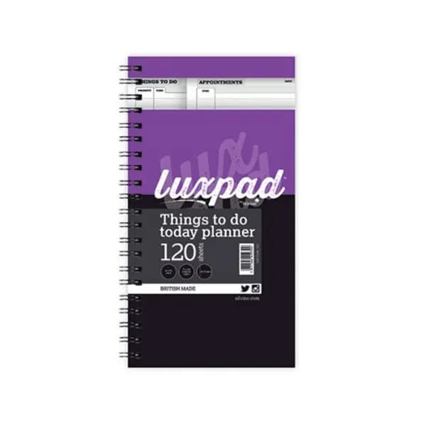 Silvine Silvine Luxpad Wirebound Things To Do Pad 120 Pages 280x150mm 221 221