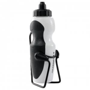 Muddyfox Water Bottle And Cage - White