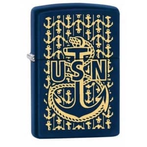 Zippo United States Navy Matte Navy Blue Lighter