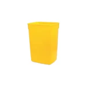 60 Litre Fliptop Rcycl Bin Ylw - AG03887 - Addis