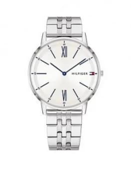 Tommy Hilfiger Cooper Stainless Steel White Dial Bracelet Watch