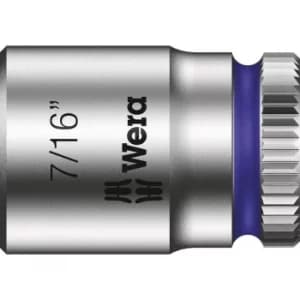 Wera 8790 HMA Zyklop 1/4" Drive Hexagon Socket Imperial 1/4" 7/16"