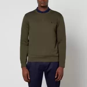 Polo Ralph Lauren Mens Double Knit Crewneck Sweatshirt - Company Olive - S