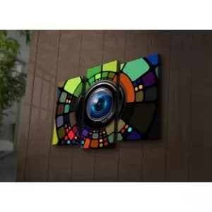 3PAT?ACT-10 Multicolor Decorative LED Lighted Canvas Painting (3 Pieces)