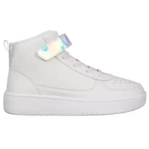 Fabric Via Childrens Hi Tops Trainers - White