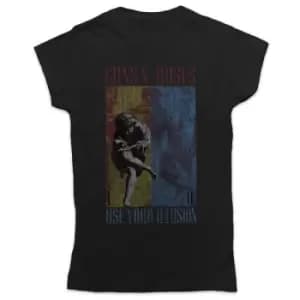 Guns N' Roses - Use Your Illusion Ladies XX-Large T-Shirt - Black