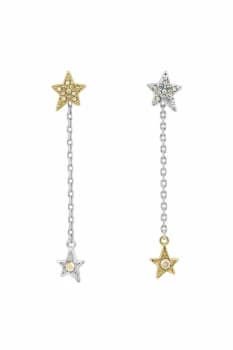 Karl Lagerfeld Star & Chain Earrings 5420653