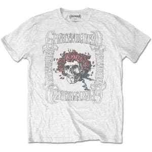 Grateful Dead - Bertha with Logo Box Mens Large T-Shirt - White