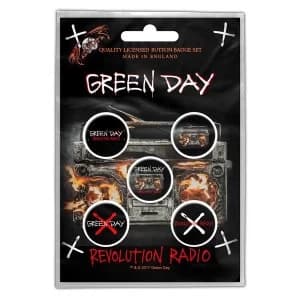 Green Day - Revolution Radio Button Badge Pack
