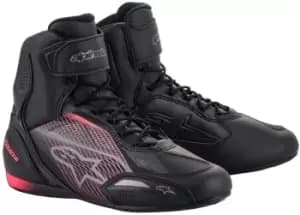 Alpinestars Stella Faster 3 Ladies Motorycle Shoes, black-grey-pink, Size 36 for Women, black-grey-pink, Size 36 for Women