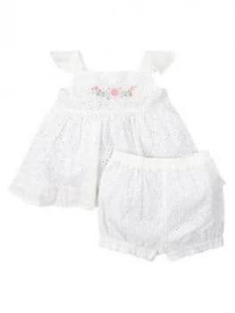 Monsoon Baby Girls Rosie Set - Ivory
