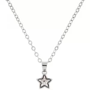Ted Baker Ladies Silver Plated Crystal Star Necklace