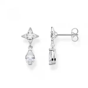 THOMAS SABO Magic Stars White Cubic Zirconia Star Dropper Earrings...
