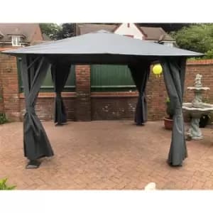 Glendale Highfield Gazebo 3 x 3m - Grey