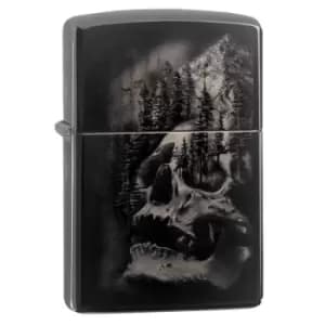 Zippo Black Ice 150 Skull Mountain Design windproof lighter
