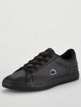 Lacoste Lerond Bl 2 Trainers - Black, Size 1 Older