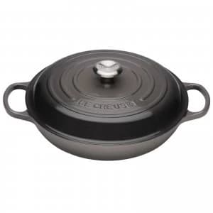 Le Creuset Signature Cast Iron Shallow Casserole Dish - 26cm - Flint