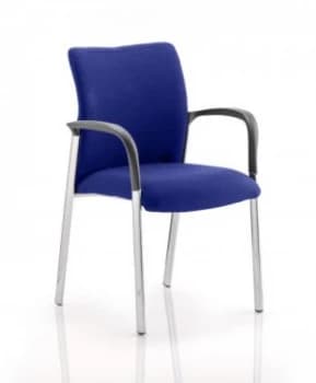 Academy Fully Bespoke Fabric Chair with Arms Stevia Blue