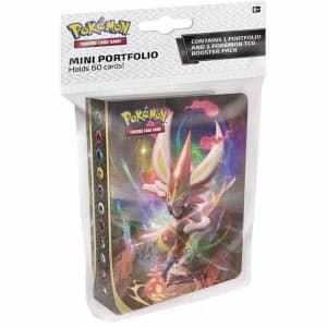 Pokemon TCG: Sword & Shield 2 Rebel Clash Mini Portfolio With Booster