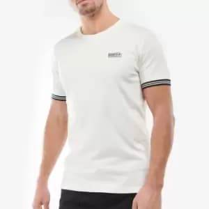 Barbour International Mens Torque Tipped T-Shirt - Whisper White - M