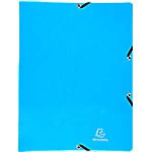 Exacompta Ring Binder 2 ring 15mm Pressboard A4 Blue