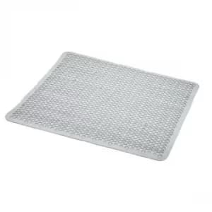 Blue Canyon Grid Shower Mat 53x53 Clear