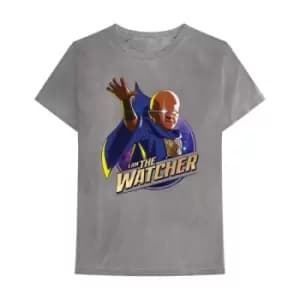Marvel Comics - What If I Am The Watcher Unisex XX-Large T-Shirt - Grey