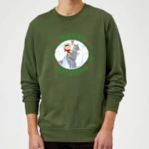 Star Wars Merry Hothmas Christmas Sweatshirt - Forest Green - L