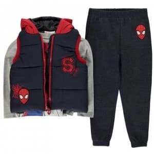 Character Gilet Set Infant Boys - Spiderman
