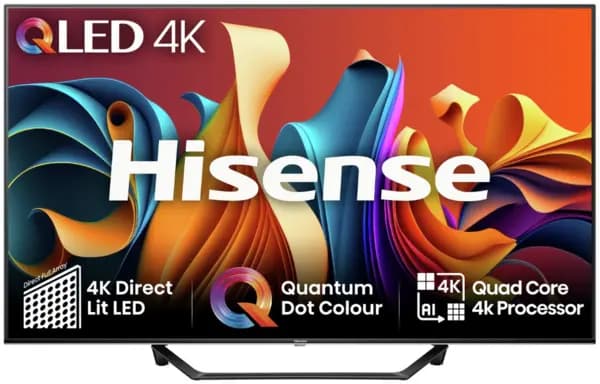 Hisense 55" 55A7NQTUK Smart 4K Ultra HD QLED TV