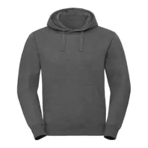 Russell Mens Authentic Melange Hoodie (3XL) (Carbon Melange)