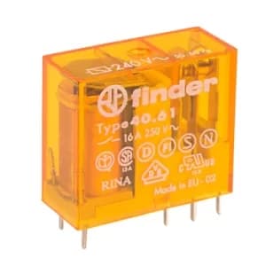 Finder 40.61.8.240.0000 240V Relay (Miniature) SDPT DC 16A