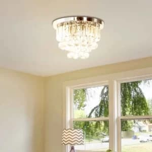 7 Bulb Crystal Ball Ceiling Light, none