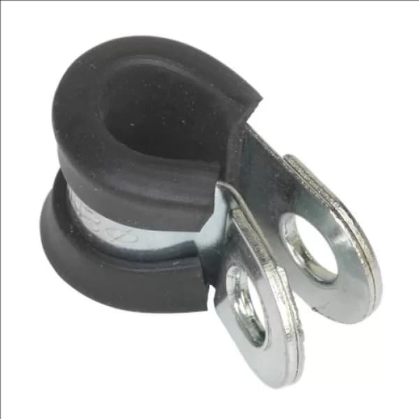 Genuine SEALEY PCJ8 P-Clip Rubber Lined Ø8mm Pack of 25