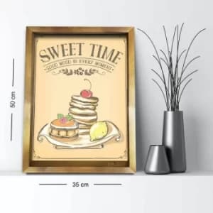 3550AHS-065 Multicolor Decorative Framed MDF Painting